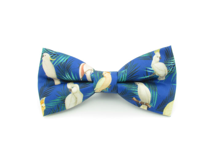 Blue Cockatoo Bowtie