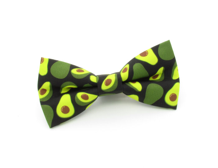 Avocado Bowtie on a Black Background - Image 2