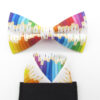 Artists Pencils Patterned Bowtie & Pocket Square - Image 5