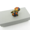 Blue & Golden Orange Honeycomb Bowtie Set - Image 6