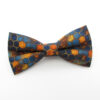 Blue & Golden Orange Honeycomb Bowtie Set - Image 2