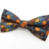 Blue & Golden Orange Honeycomb Bowtie Set - Image 3