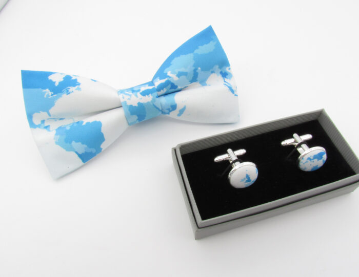 Blue Earth Bowtie Set - Image 8