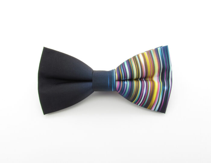 Black to Rainbow Bowtie & Cufflinks