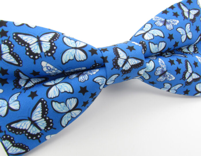 Blue Butterfly Bowtie Set - Image 4