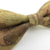 Antique Parchment Effect Earth Map Bowtie - Image 4