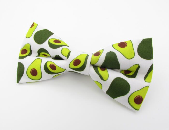 Avocado Bowtie on a White Background - Image 3