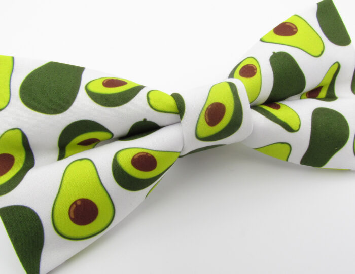 Avocado Bowtie on a White Background - Image 4