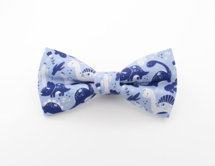 Blue Baby Dinosaur Bowtie