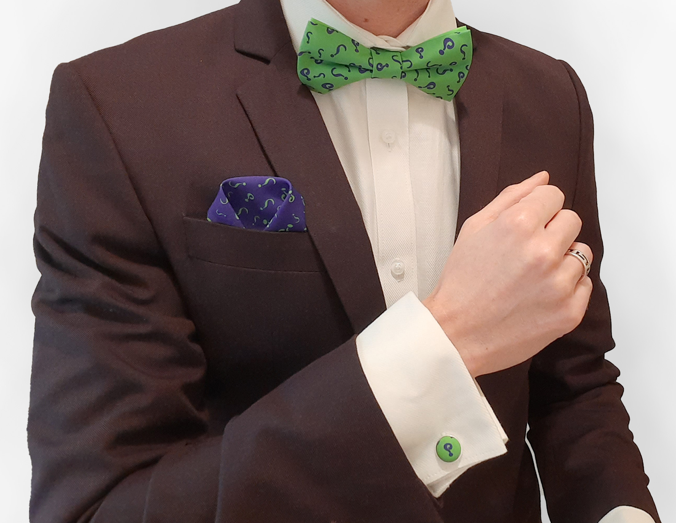 Question Mark Bowtie Set - Image 9