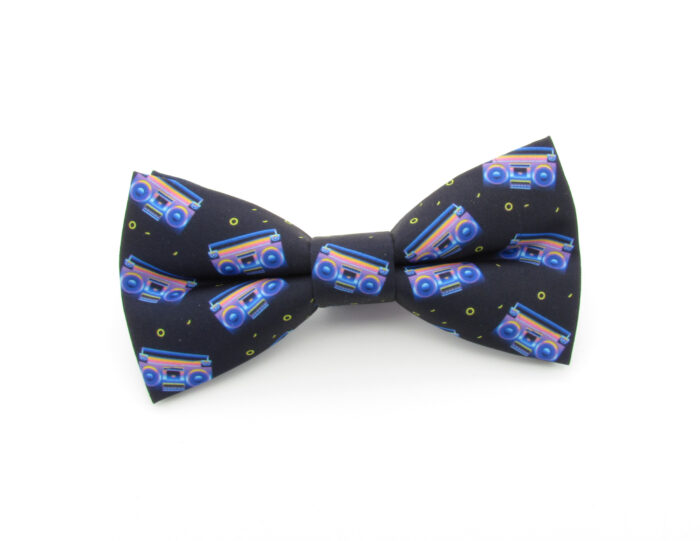 Boombox Patterned Bowtie - Image 2