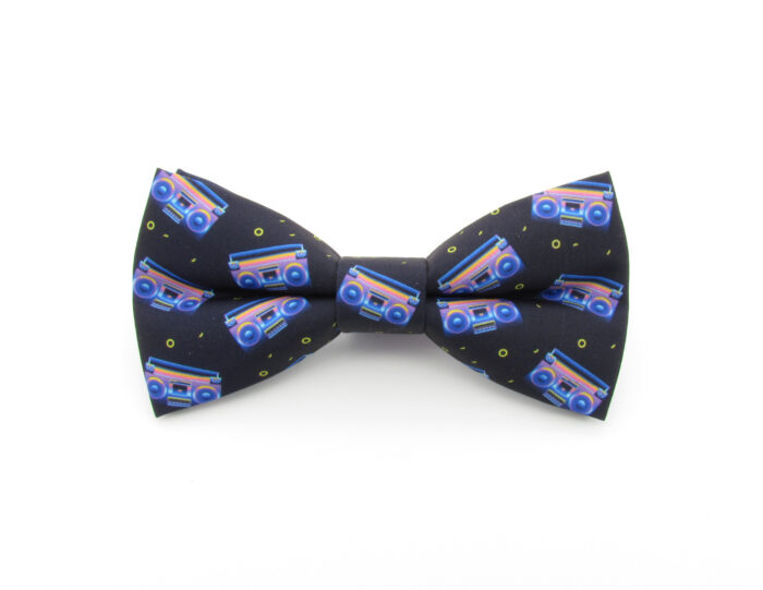 Boombox Patterned Bowtie