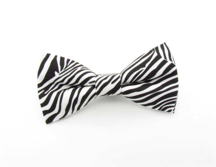 Zebra Pattern Bowtie Set - Image 3