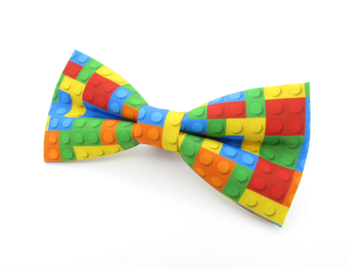 Building Block Patterned Bowtie Set - Image 3