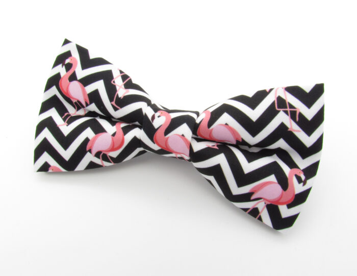 Pink Flamingo Bowtie & Pocket Square - Image 3