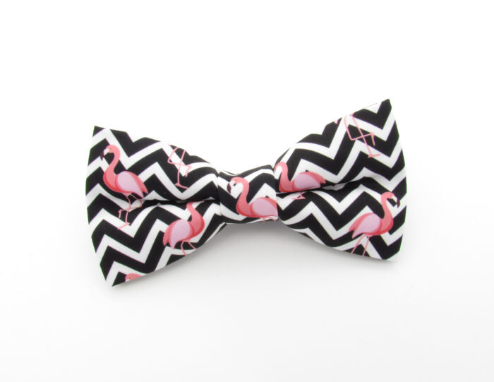 Pink Flamingo Bowtie & Pocket Square - Image 2