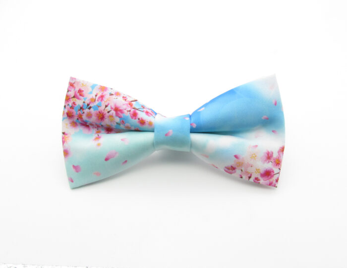 Cherry Blossom Floral Bowtie & Pocket Square