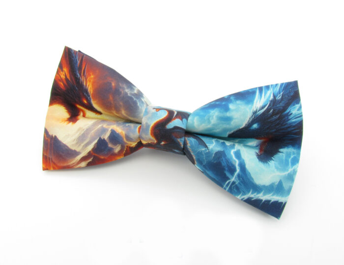 Fantasy Ice & Fire Dragon Bowtie Set - Image 3