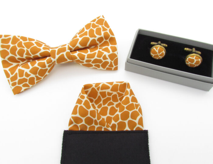 Giraffe Print Bowtie Set - Image 9