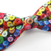 Colourful Button Patterned Bowtie - Image 4