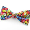 Colourful Button Patterned Bowtie - Image 3