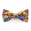 Colourful Button Patterned Bowtie