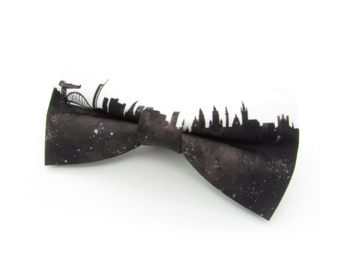 Glasgow Skyline Silhouette Bowtie - Image 3