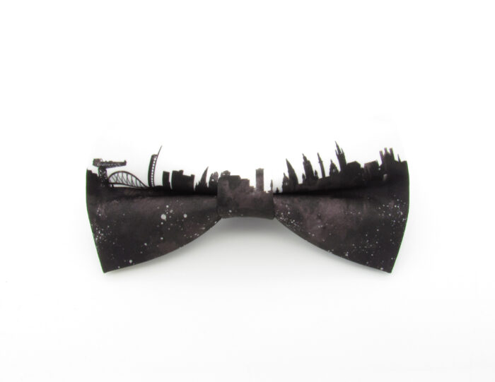 Glasgow Skyline Silhouette Bowtie