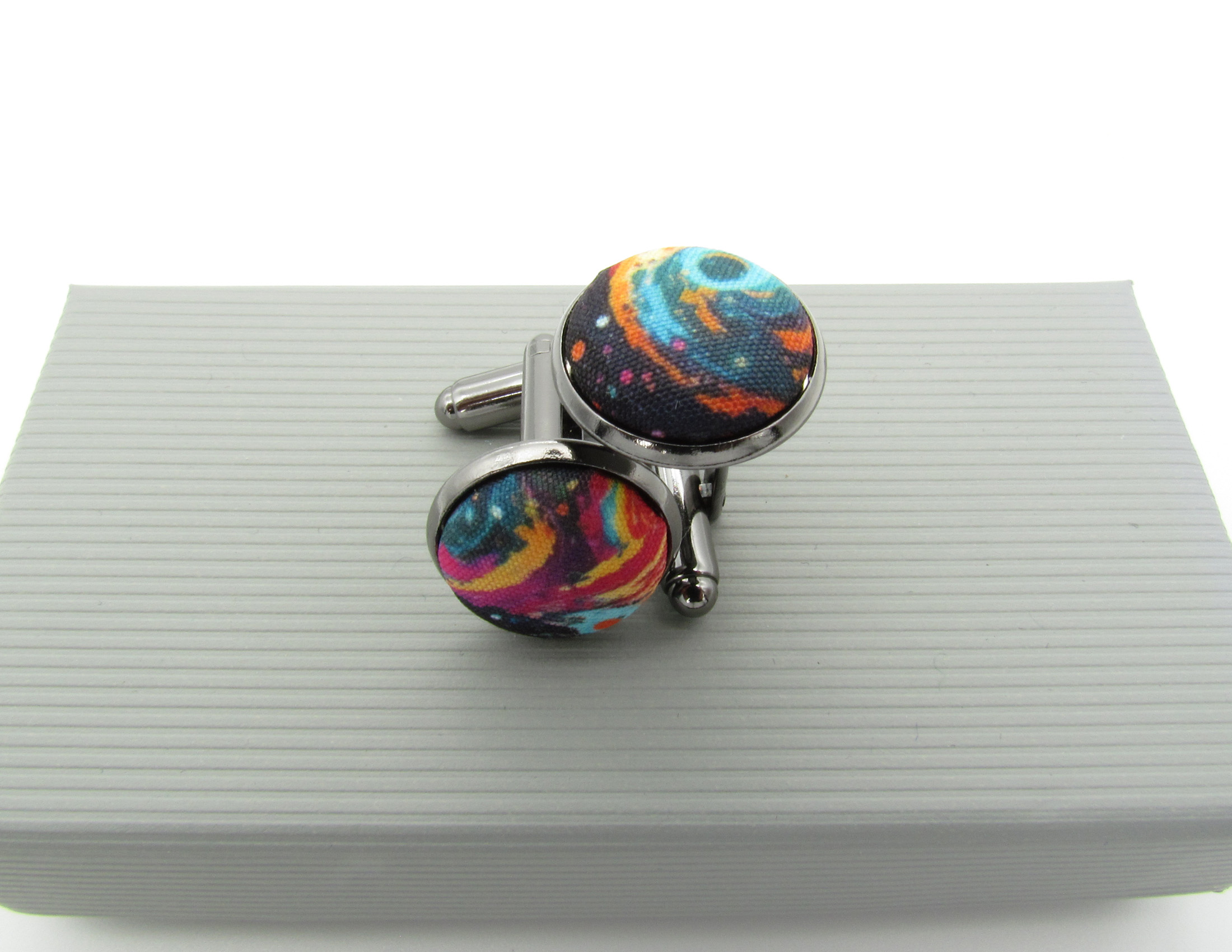 Colourful Abstract Space Bowtie Set - Image 6