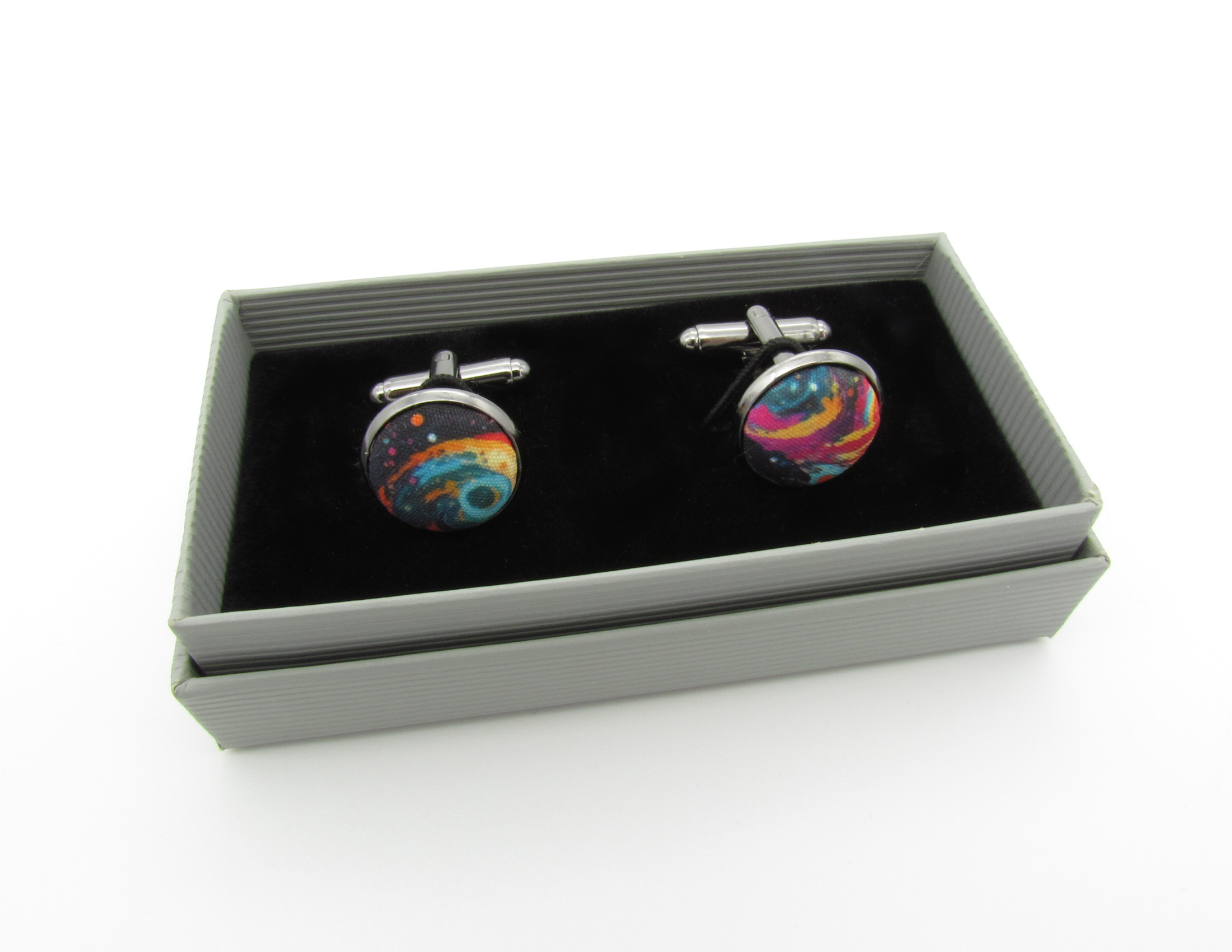 Colourful Abstract Space Bowtie Set - Image 5