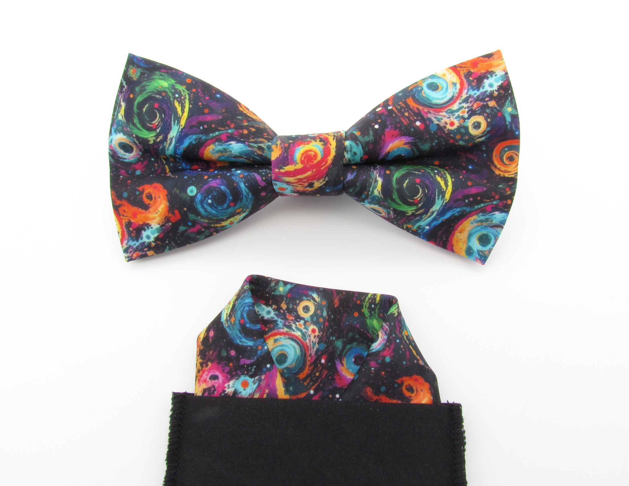 Colourful Abstract Space Bowtie Set - Image 8