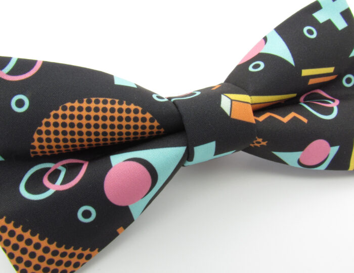 Eighties Retro Pattern Bowtie - Image 4