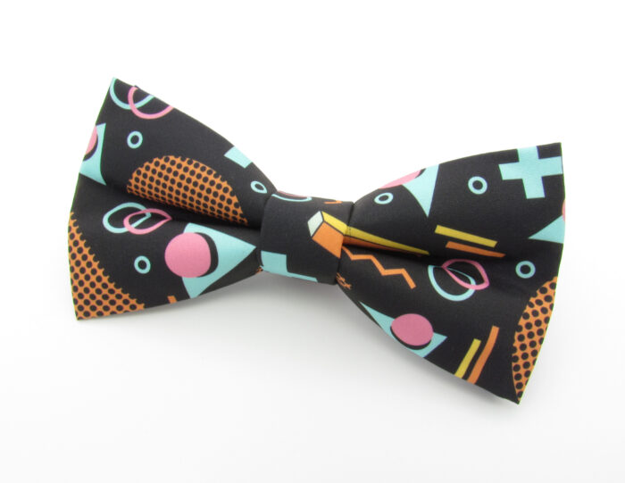 Eighties Retro Pattern Bowtie - Image 3