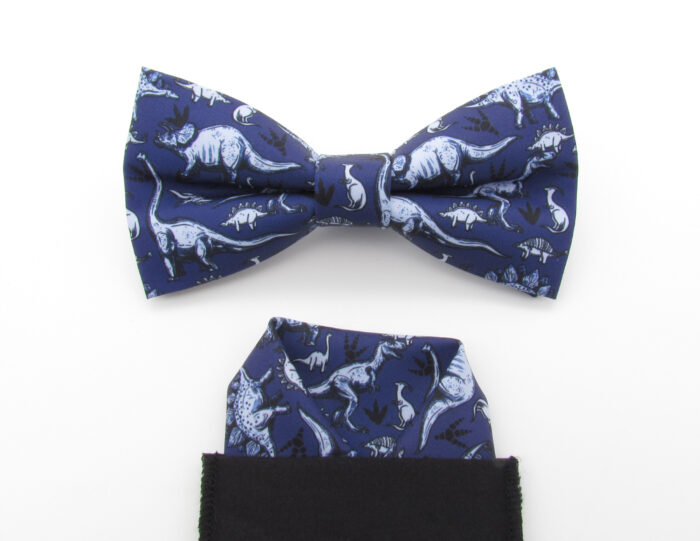 Blue Dinosaur Bowtie Set - Image 9