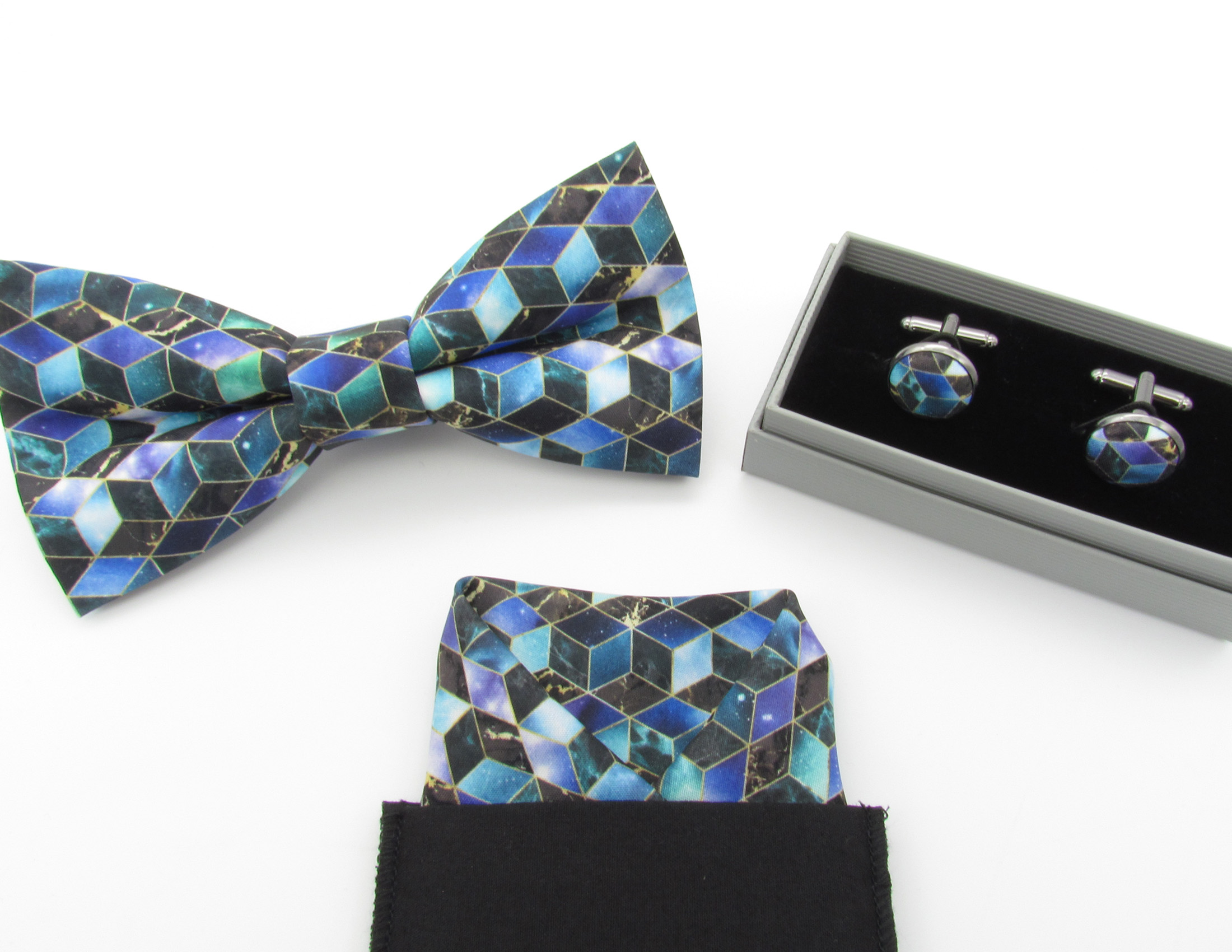 Geometric Space inspired Bowtie Set - Image 11
