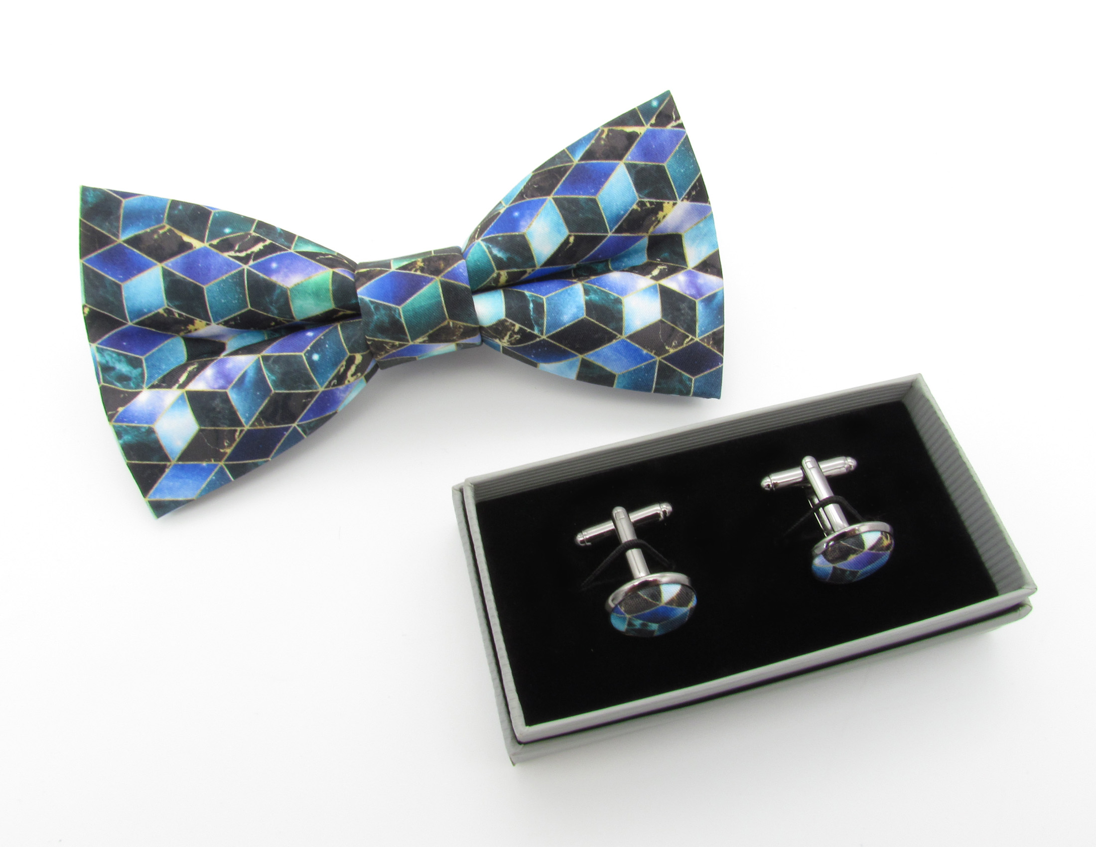 Geometric Space inspired Bowtie Set - Image 8