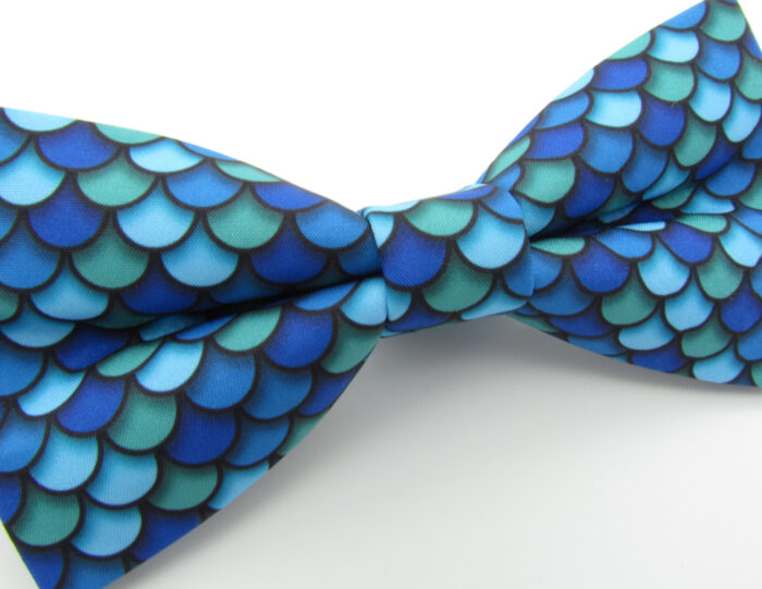 Mermaid Merman Bowtie & Pocket Square - Image 4