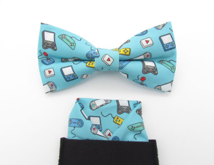 Gamer Bowtie & Faux Pocket Square - Image 5