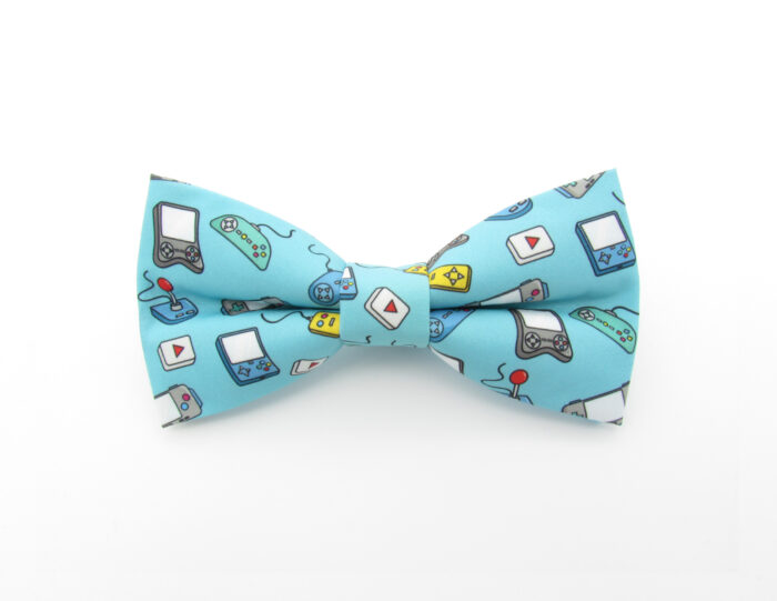 Gamer Bowtie & Faux Pocket Square