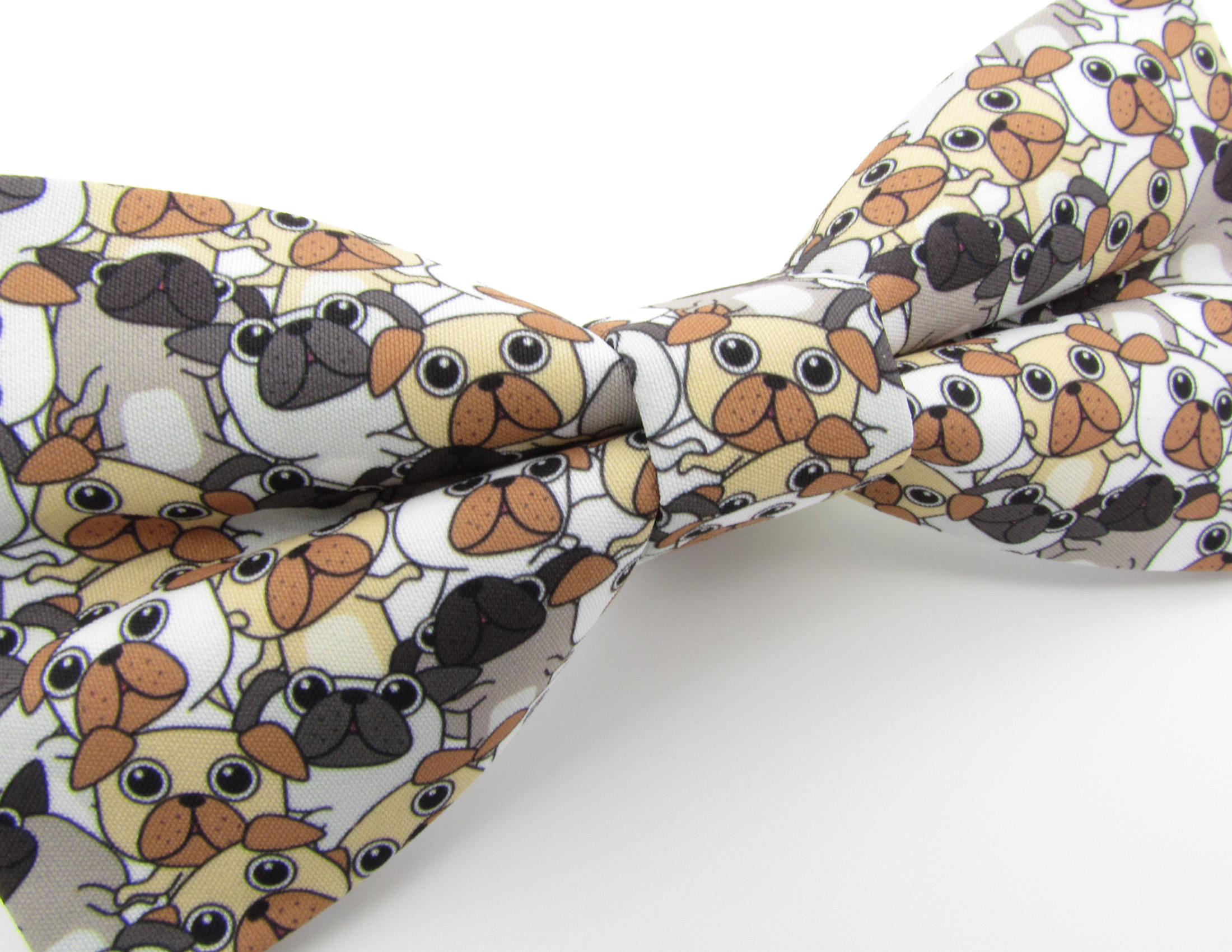 Dog Patterned Bowtie & Pocket Square - Image 4