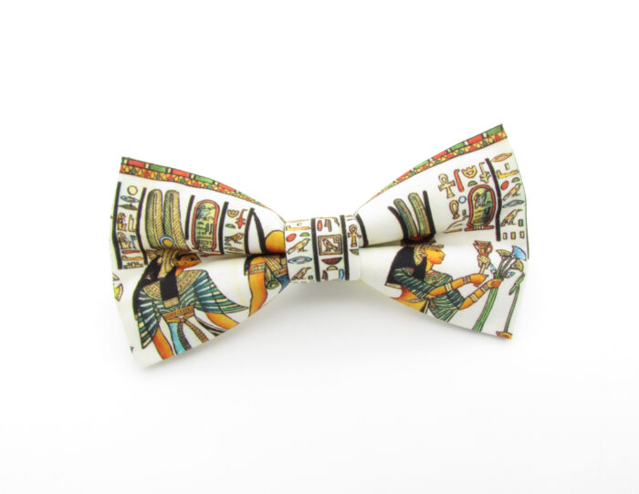 Egyptian Hieroglyphics Themed Bowtie & Cufflinks - Image 2