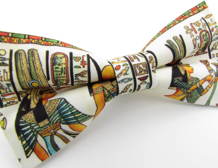 Egyptian Hieroglyphics Themed Bowtie & Cufflinks - Image 4