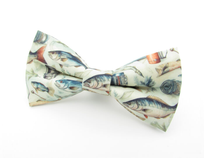 Fishing Bowtie & Faux Pocket Square - Image 3
