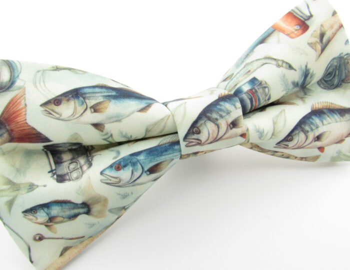 Fishing Bowtie & Faux Pocket Square - Image 4