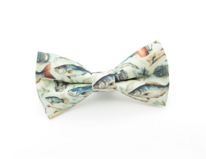 Fishing Bowtie & Faux Pocket Square - Image 2