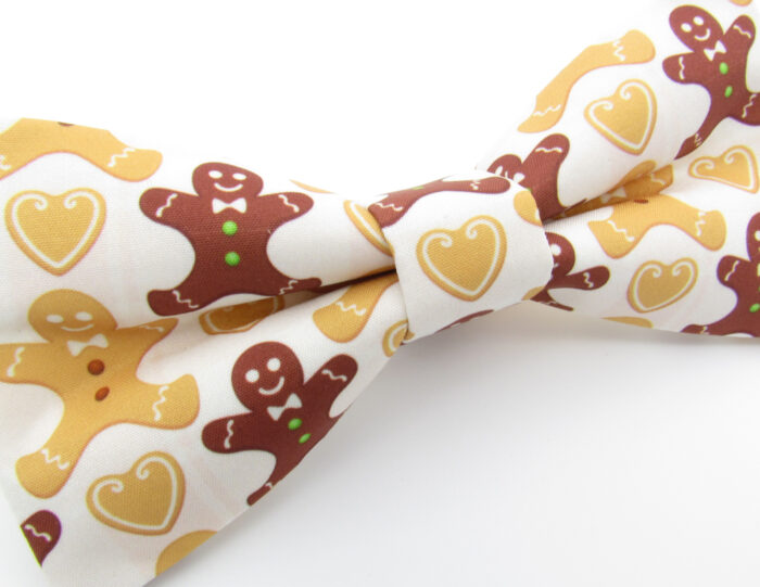 Image of the Gingerbread patterned bowtie