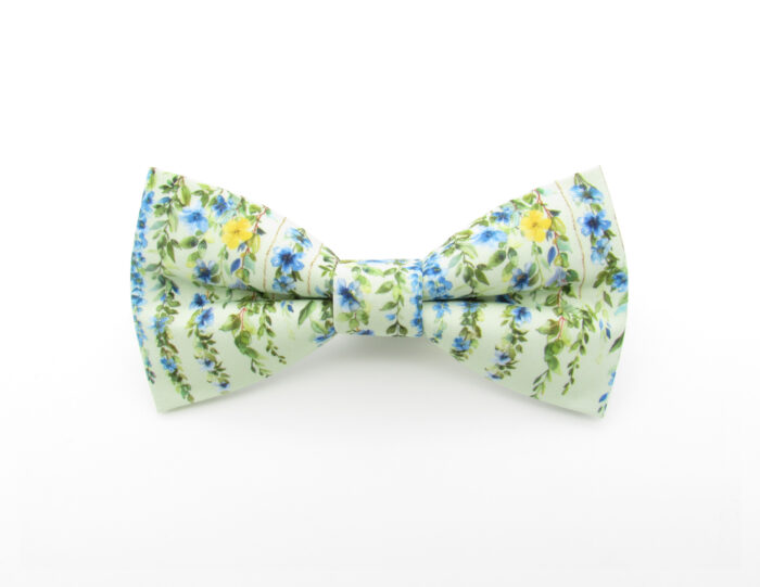 Green Falling Vines Bowtie Set