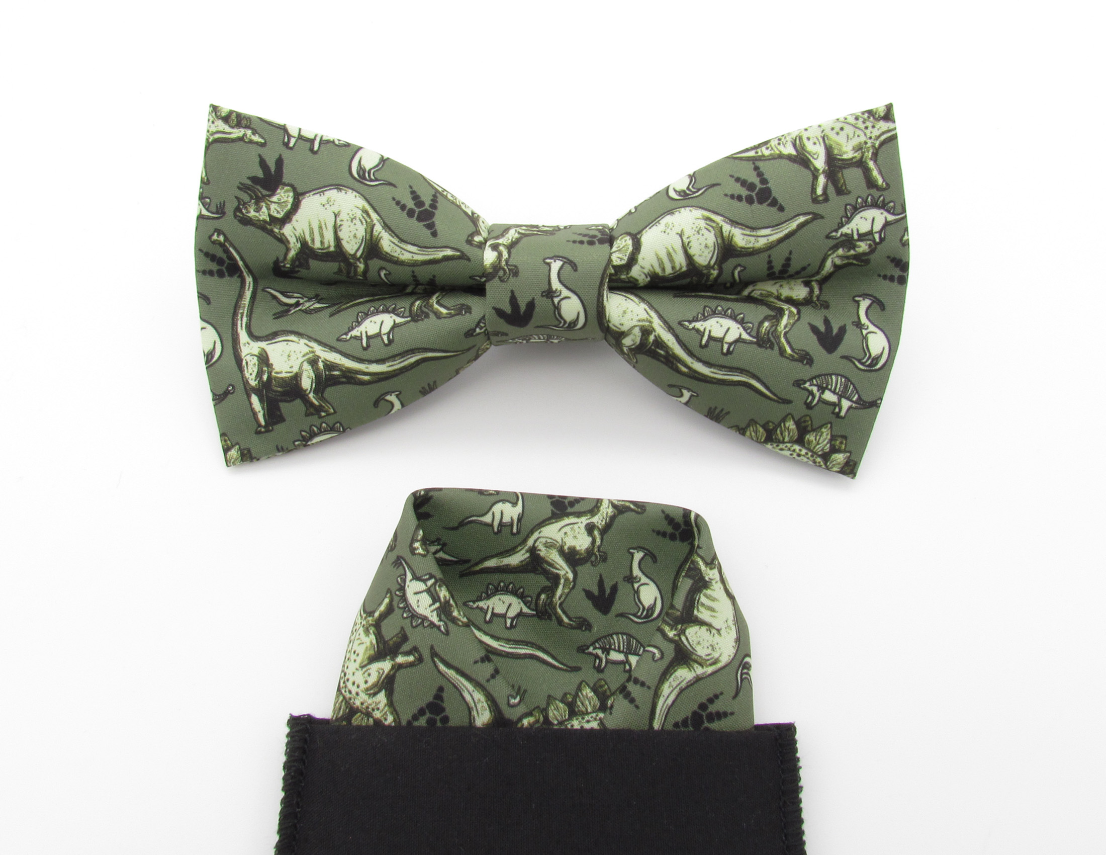 Green Dinosaur Bowtie Set - Image 8