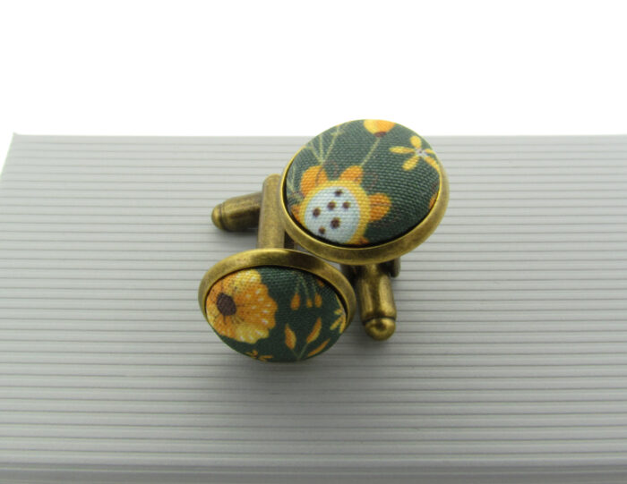 Green Floral Woodland Bowtie Set - Image 6