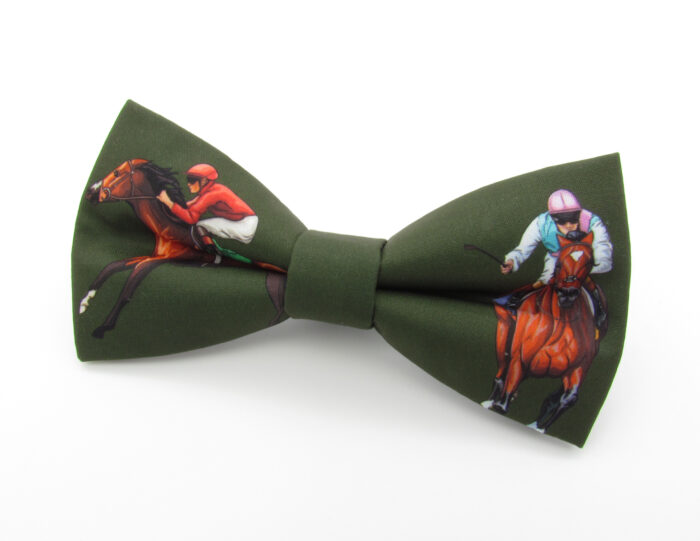 Green Horse Racing Bowtie Set - Image 7